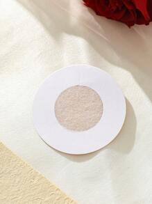 Women's Fabric Apricot Plain Casual Comfy Breast Petals Nipple Covers - Apricot - View 2