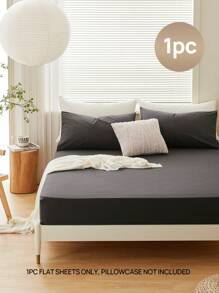 1入組柔軟舒適的床墊套，全季舒適透氣，深灰色 - 深灰色 - 查看 2