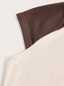 ROMWE Grunge Punk 星星印花插肩袖T恤 - 彩色 - 查看 4