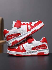 Trẻ em Giày thể thao , Da giả Chóp giầy tròn Ngoài trời Con trai Thoải mái Đúng mốt Thoáng khí  chạy Và Nội trú Giày dép , 1 đôi - Đỏ - Xem 6