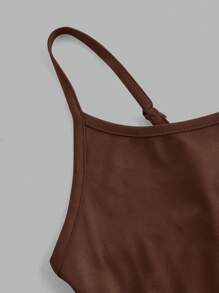 SHEIN EZwear 4 件套休闲简约百搭吊带背心，适合夏季女性