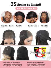 TrueHD 無膠透氣空氣波浪髮型 5x5高清拉絲閉合髮型 4-27亮點預抽深度波浪式人髮樣式女士髮型 - SP4/27 - 查看 5