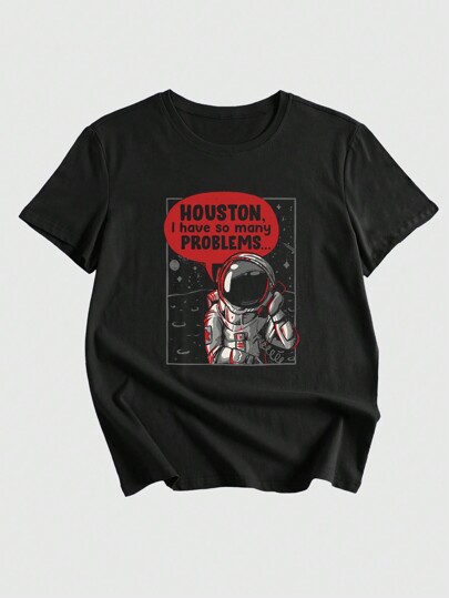 Eduely Spaceman Print Tee