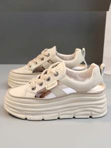 2024 New Summer Hollow Out Breathable Women's Shoes Platform Wedge Thick Bottom Sports Casual Sandals