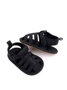 Infant's And Toddler's Sandals And Slippers - Black - View 3