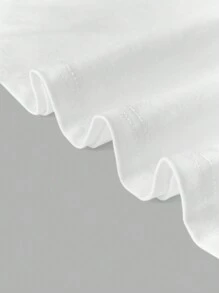 THE POWERPUFF GIRLS X SHEIN Cô Gái Trẻ Hình ảnh hoạt hình và chữ cái Áo thun - trắng - Xem 3