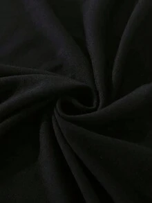 4 chiếc áo thun cổ tròn tay ngắn màu trơn đa năng thường ngày - Đen và trắng - Xem 4