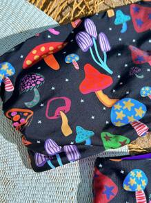 Laura Lessa designs e prints Women's Vacation Beach Mushroom Print Bikini Set, Halloween - Multicolor - View 3