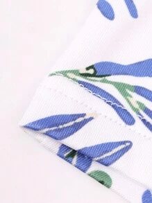 Bóxer Con Estampado Botánico Para Hombre