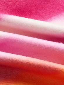 SHEIN MOD 女士扎染無肩帶修身上衣 - 彩色 - 查看 4