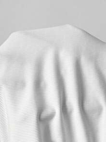 SHEIN Unity 女士拼接蕾絲背心連體襯衫 - 白色 - 查看 7