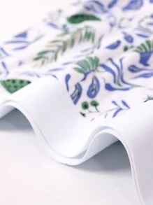 Bóxer Con Estampado Botánico Para Hombre
