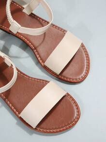 Kích thước lớn Của phụ nữ Giải trí , Linh hoạt Giày lười Dép phẳng - Màu be - Xem 6