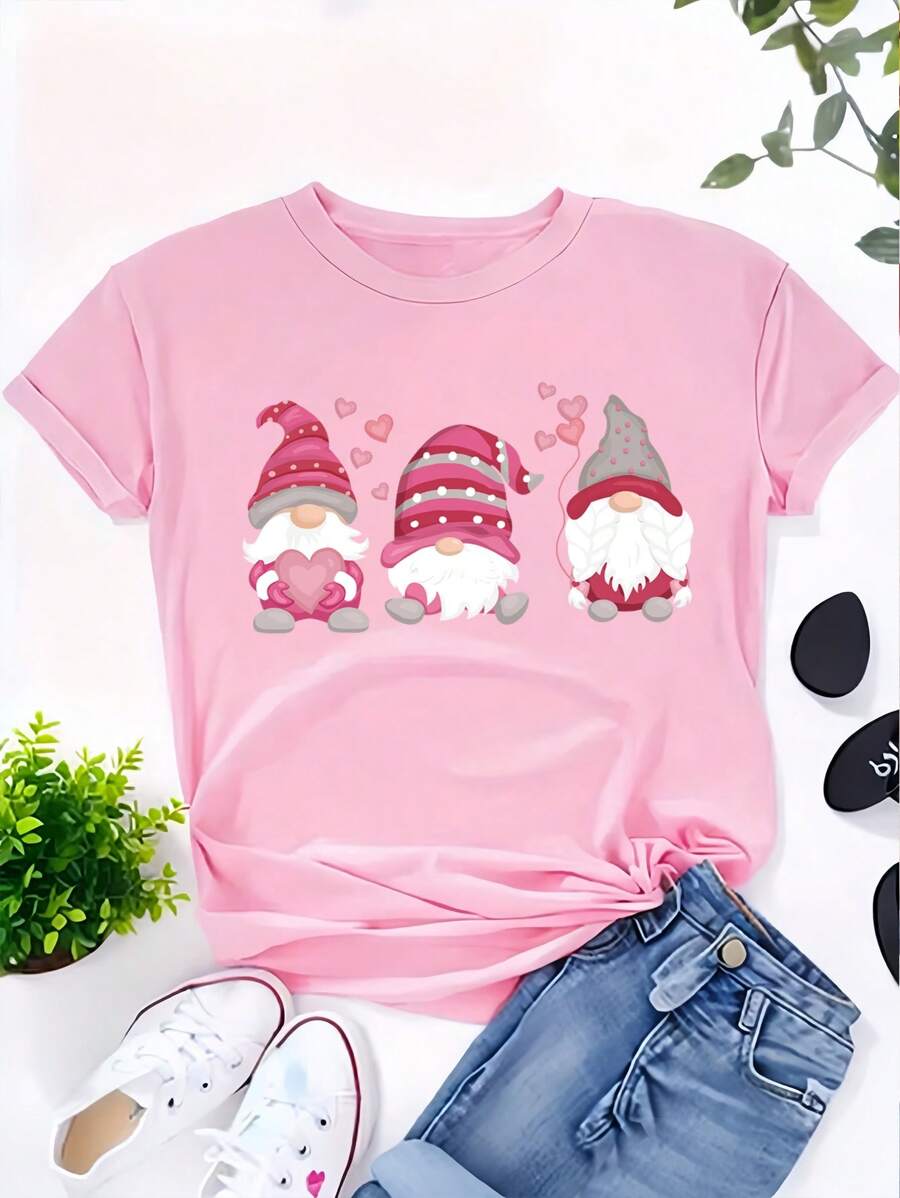 情人節合身短袖T恤