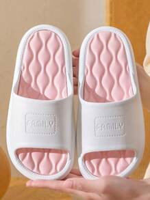 New Anti-Slip Comfortable Four Seasons Slippers - Baby Pink - View 2