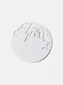 TOM & JERRY X SHEIN 1pc Cartoon Letter Print Coaster