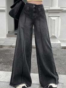 DAZY Women's Wide Leg Loose Fit Jeans,Baggy Jeans