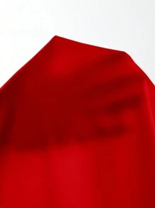 SHEIN Essnce 女士純色圓領背心 - 玫瑰紅 - 查看 6