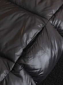 Men's Zip-Up Front Hooded Padded Vest