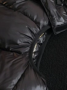 Men's Zip-Up Front Hooded Padded Vest