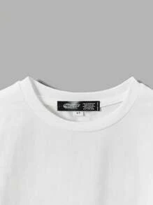 THE POWERPUFF GIRLS X SHEIN Cô Gái Trẻ Hình ảnh hoạt hình và chữ cái Áo thun - trắng - Xem 7