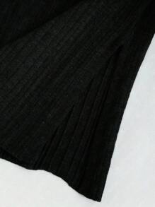 Sweetra Solid Off Shoulder Ribbed Knit Sweater,Long Sleeve Tops Knit Pullover Fall Winter Outfit