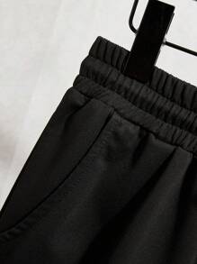 Manfinity Dauomo 男士字母印花短袖t恤和短褲 - 彩色 - 查看 3