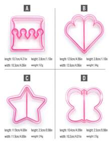 1pc Star Or Butterfly Shaped Sandwich Cutter