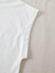 INAWLY Của phụ nữ Con rắn In Áo thun Với Thiết kế Figure - trắng - Xem 3