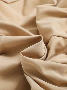 SHEIN 少女针织背心，纹理饰面和实用短裤两件套