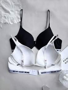 女性純色胸罩 - 彩色 - 查看 2