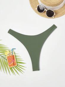 Swim Basics Summer Beach High Cut Bikini Panty