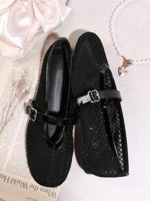 SHUZIA Ladies' Flat Shoes Suitable For Daily Wear Christmas Holiday Vacay Vibe For Fall And Winter Valentine Gifts Summer Shoes