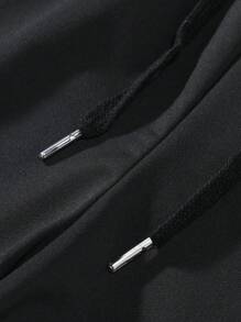 Manfinity Homme Ensemble T-shirt Et Short Imprimé De Slogan En Taille Plus Pour Homme - Multicolore - Voir 3