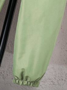 Teen Boy Letter Printed Vest And Long Pants Set, Casual Outfits