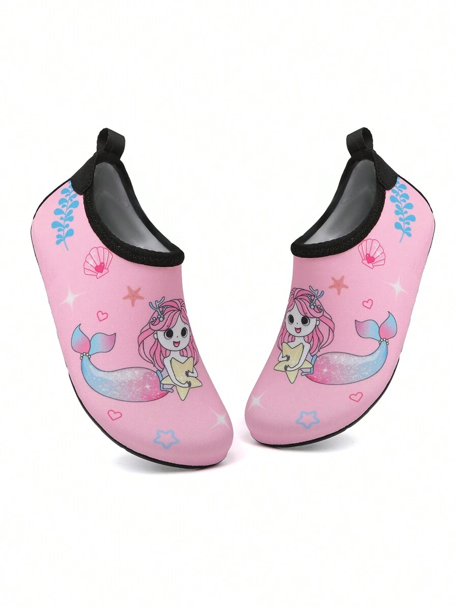Zapatos de agua/vadeo para niños, zapatos casuales de moda planos, zapatos deportivos lindos y con estilo - Rosa - Ver 1