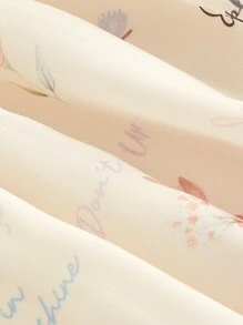 SHEIN MOD Của phụ nữ Hoa In Áo ba lỗ Áo Với Xù Hoa Sen Và Nếp uốn Mặt trước Bảng - Nhiều màu - Xem 4