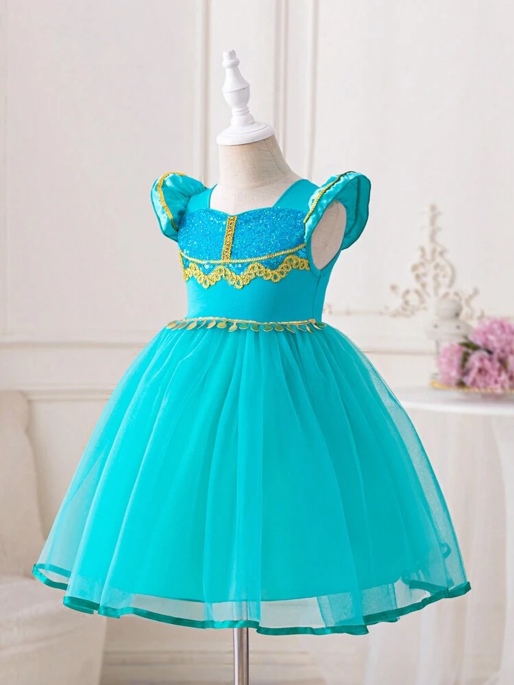 Young Girl's Birthday Party Wedding Festival Show Puffy Tulle Princess Dress,  Gorgeous Formal Dress