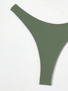 Swim Basics Summer Beach High Cut Bikini Panty