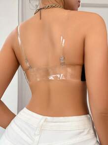 Women's Strapless Push-Up Bra With Underwire - Black - View 2