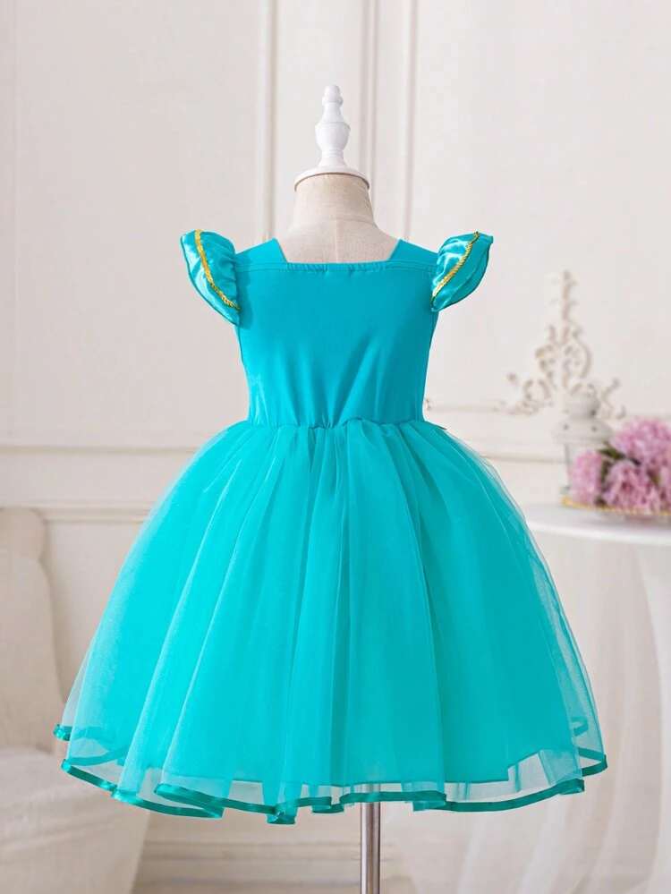 Young Girl's Birthday Party Wedding Festival Show Puffy Tulle Princess Dress,  Gorgeous Formal Dress
