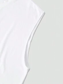 Manfinity Homme Conjunto de 3 piezas de Camisetas sin mangas con cuello redondo para hombre, básicas y lisas. Perfectas para salir