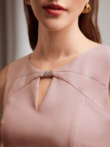 MOTF PREMIUM 花卉印花鑲孔領口背心