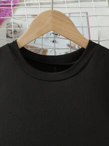 Vestido plisado con degradado de color para adolescente - Morado - Ver 5