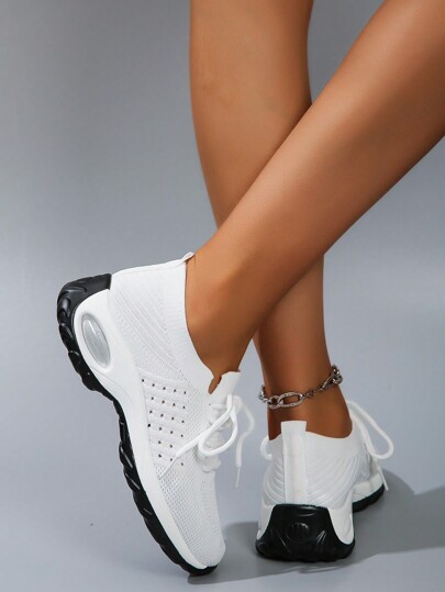 Fall/Winter New Style Women's Casual Sports Shoes Soft Bottom Sneakers Running Wind, In Cross-Border E-Commerce