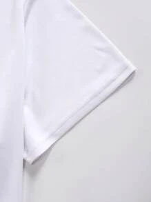 INAWLY Camiseta gráfica de talla grande con lema "SÉ AMABLE, SÉ VALIENTE, SÉ VERDADERO, SÉ FELIZ, SÉ TÚ" para el verano - Blanco - Ver 4