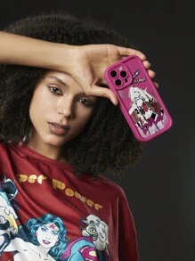 DC Women Core X SHEIN Đồ họa Hình Màu hồng Ốp lưng & bao da điện thoại - Đỏ - Xem 8