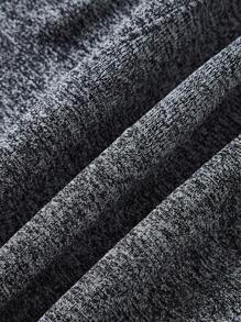 Easithlete 3pcs Solid Wideband Waist Sports Shorts