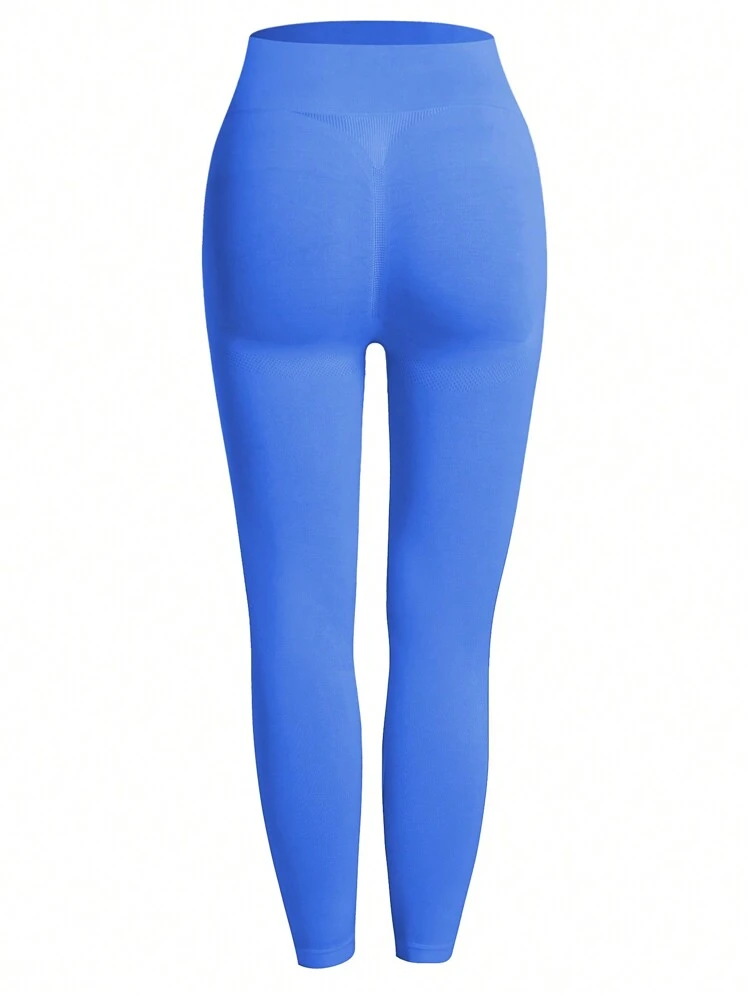 Solid Color High Waist Sport Leggings