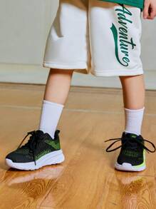 Zapatos de moda elegante casual cómodo tejido malla transpirable ligero atlético